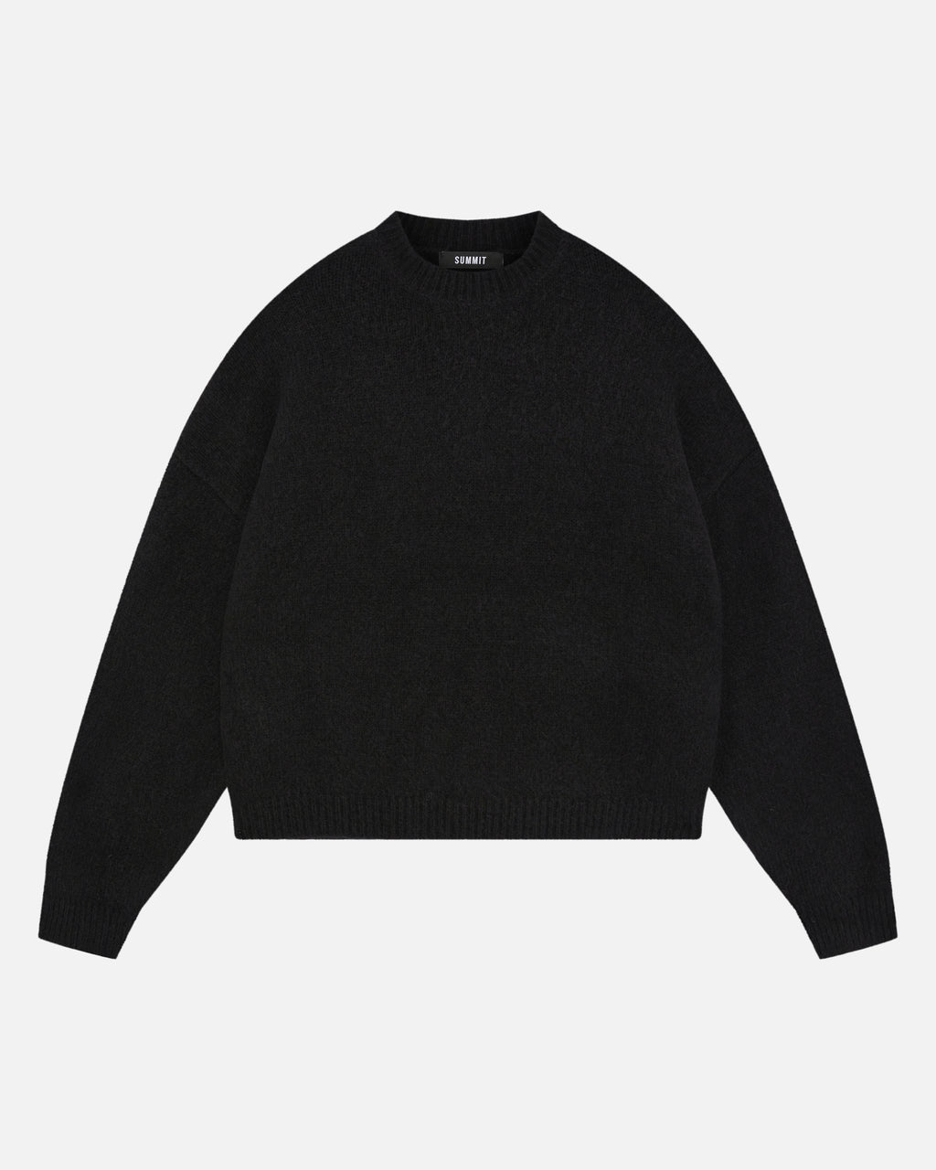 ALPACA KNIT JUMPER - BLACK – Summit