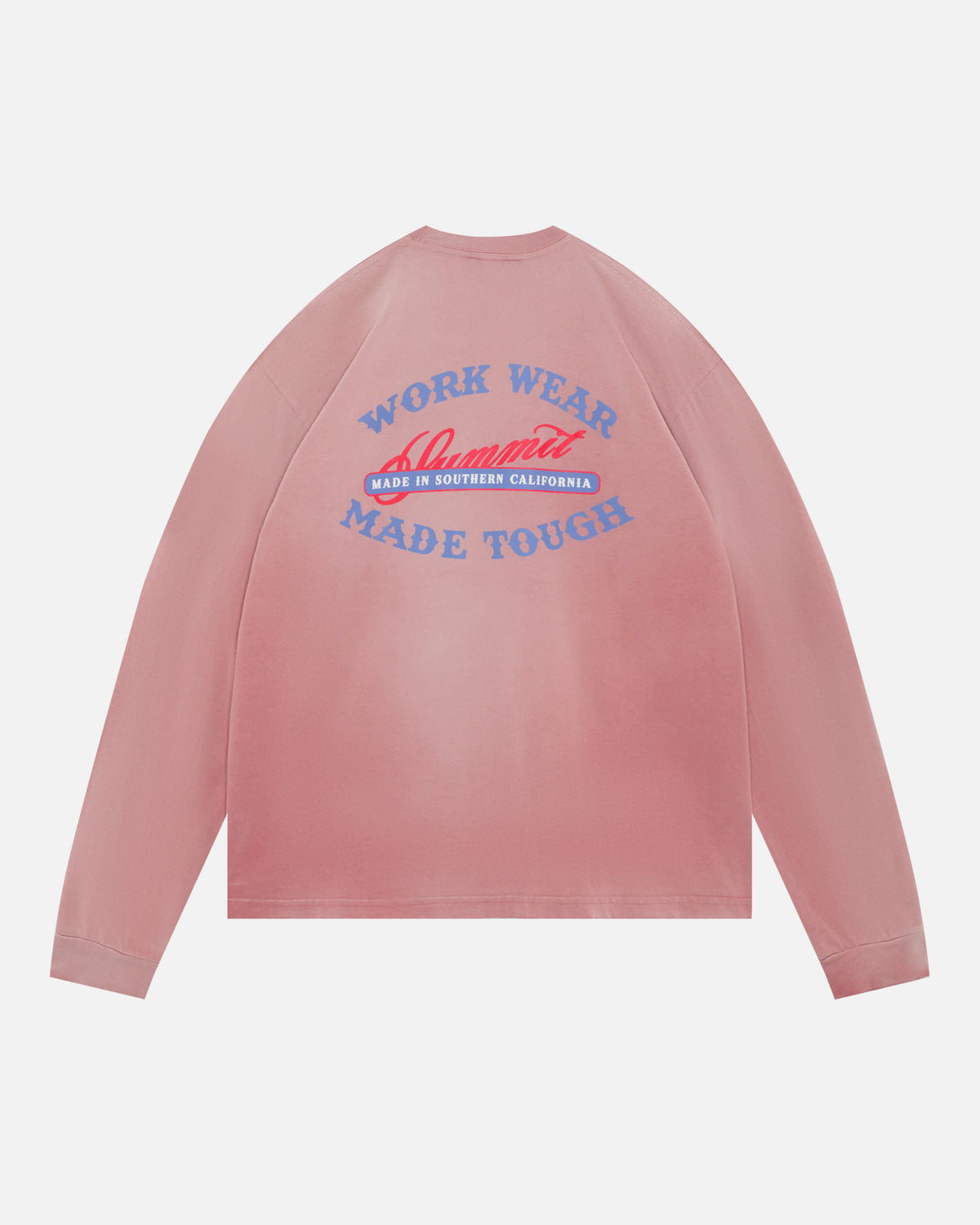 MADE TOUGH LONG SLEEVE T-SHIRT - SUN FADE RED