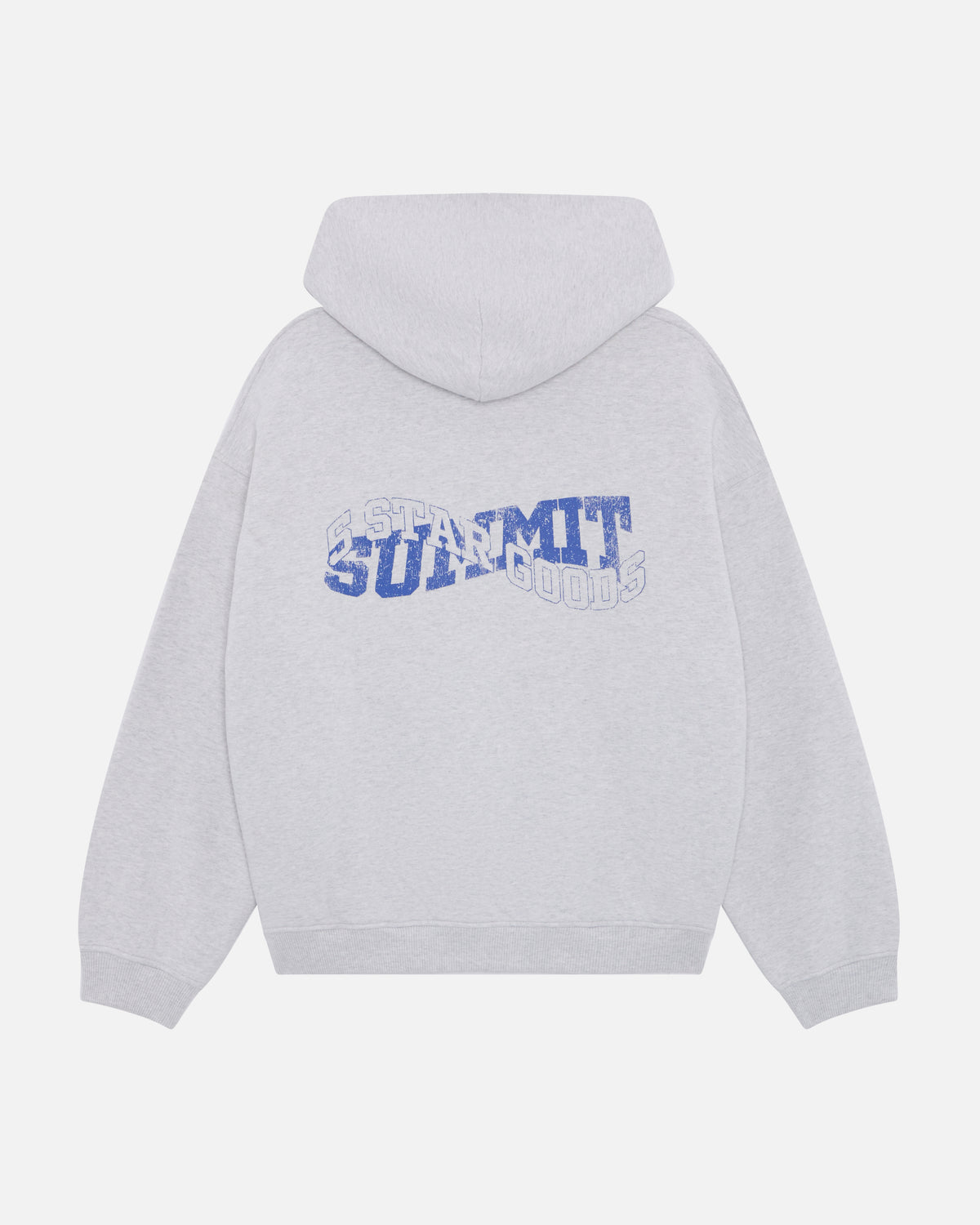 5 STAR GOODS HOODIE - GREY MARL