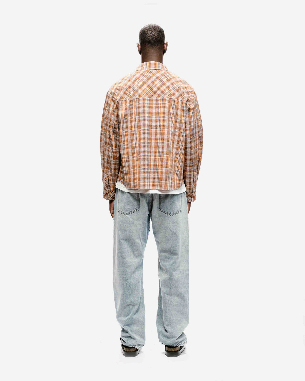 CHECK SHIRT - BURNT ORANGE from Summit Clothing UK