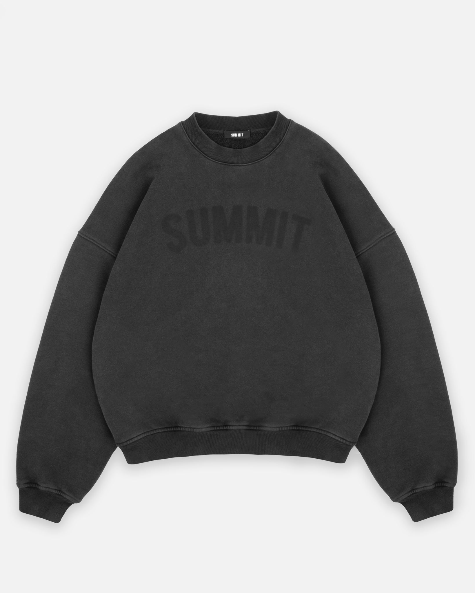 FADED LOGO SWEATSHIRT - WASHED BLACK