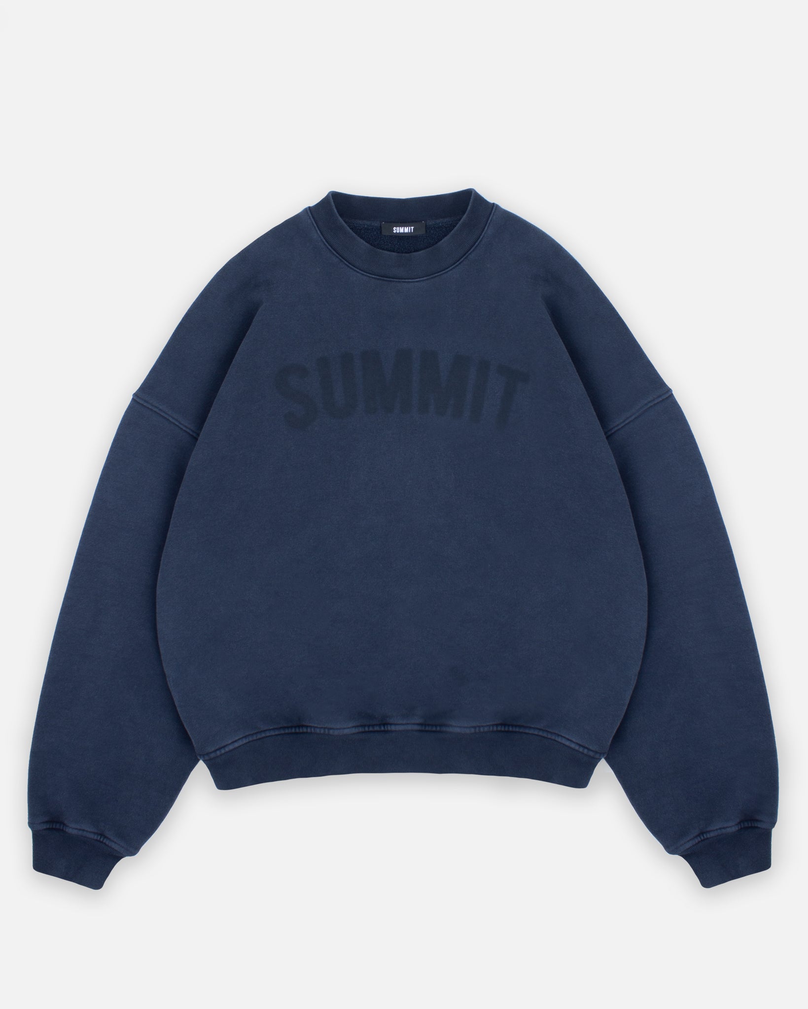 FADED LOGO SWEATSHIRT - WASHED NAVY