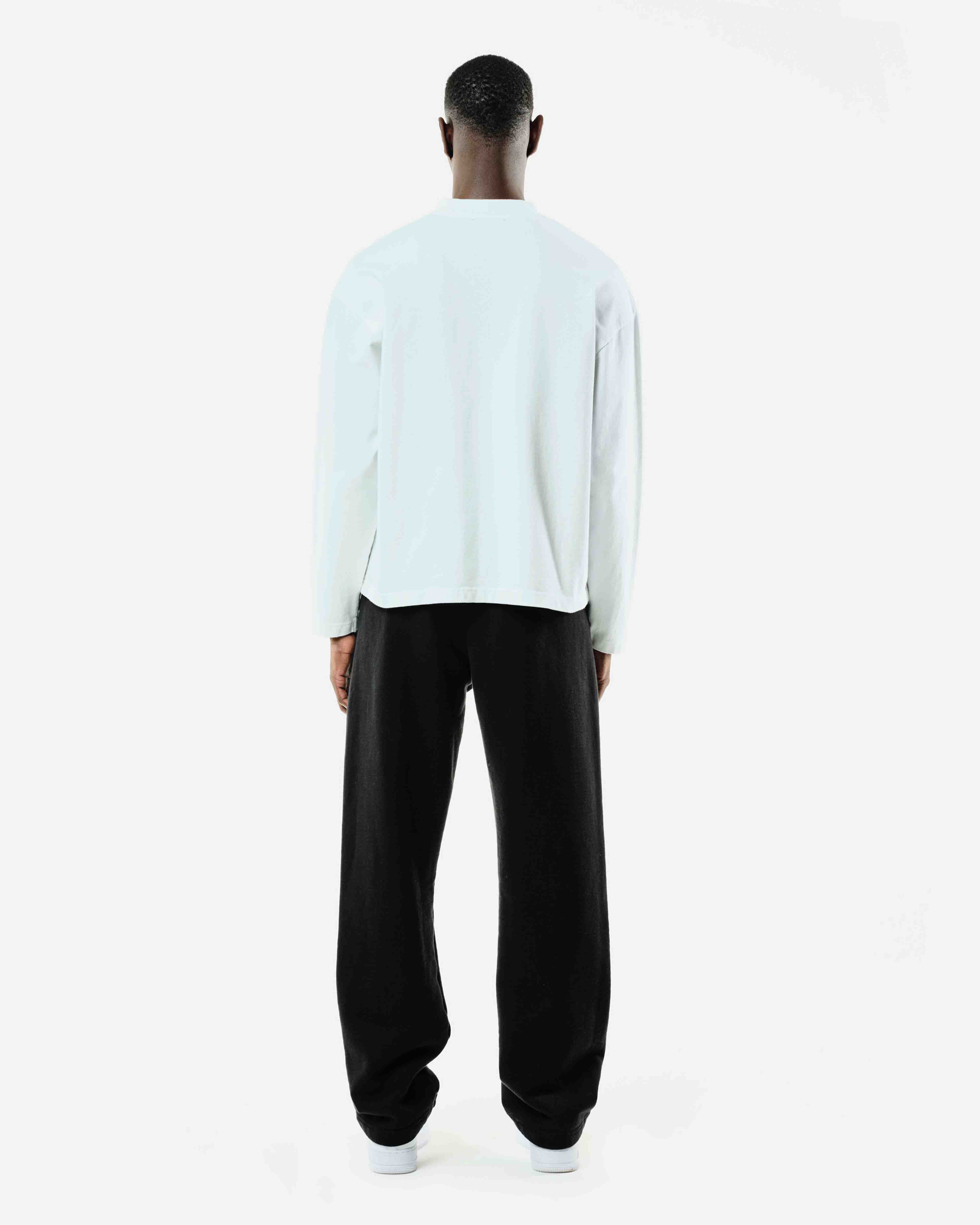 HHEAVYWEIGHT LONG SLEEVE T-SHIRT - WHITE from Summit Clothing UK