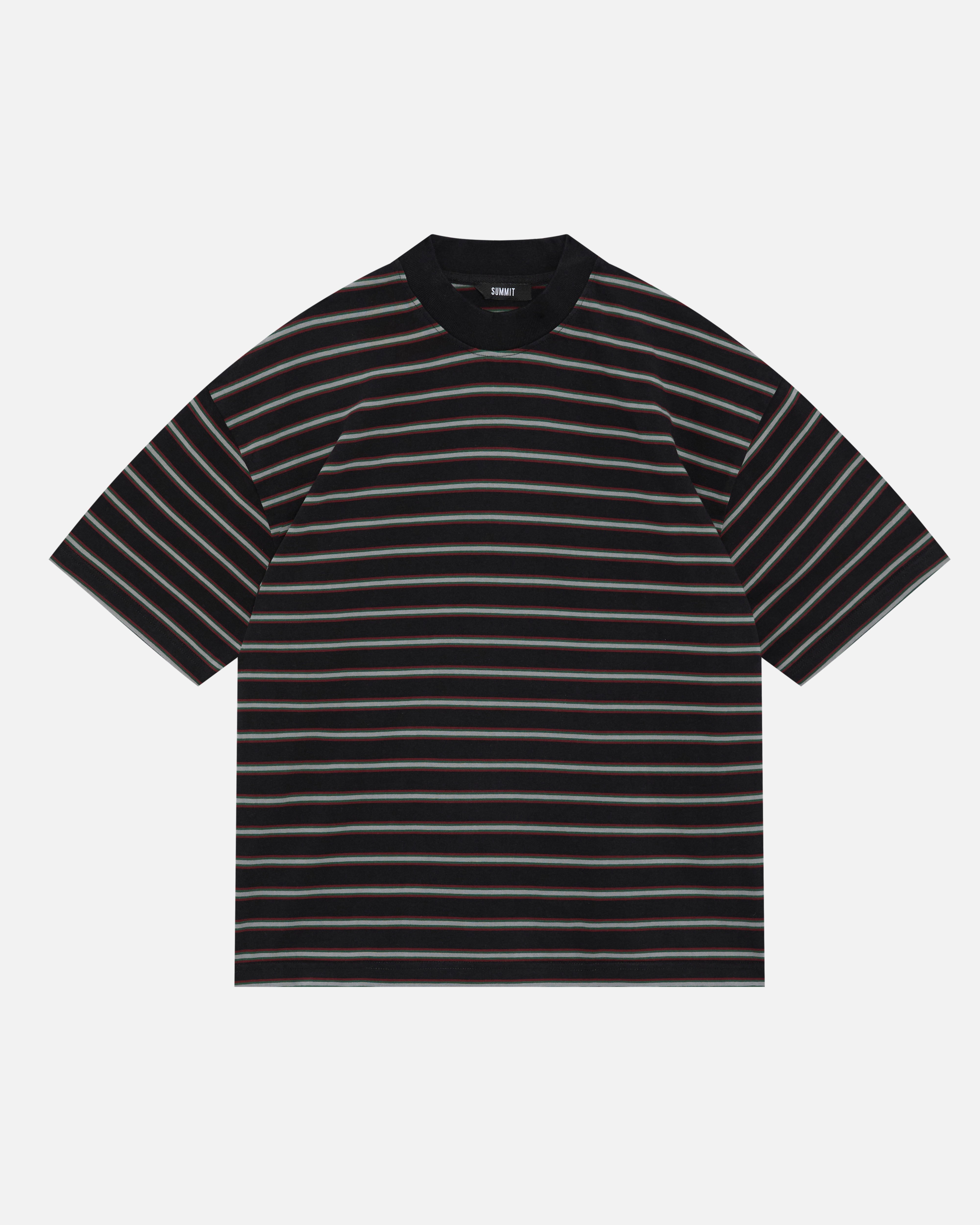 HEAVYWEIGHT T-SHIRT - BLACK STRIPE from Summit Clothing UK