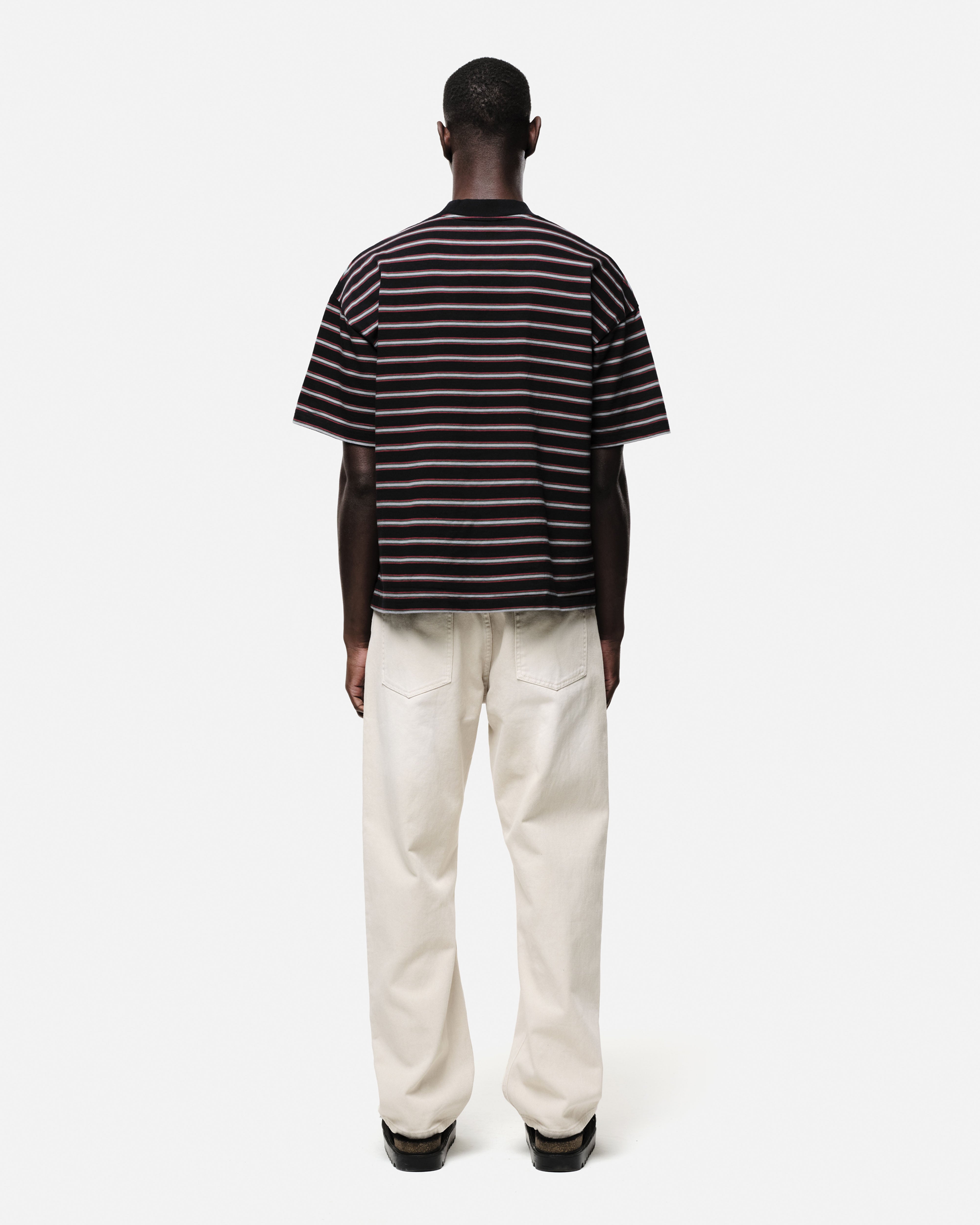 HEAVYWEIGHT T-SHIRT - BLACK STRIPE from Summit Clothing UK