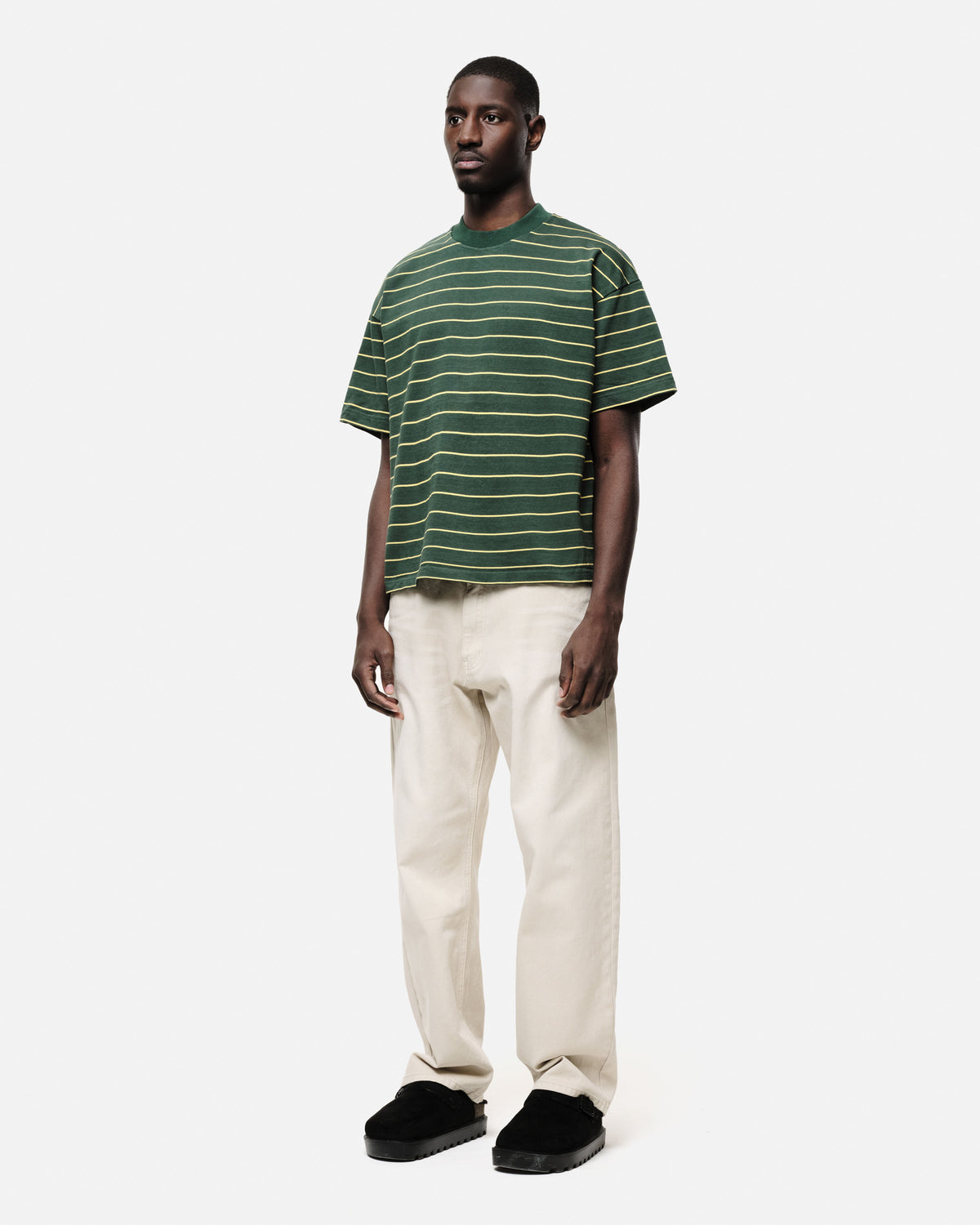 HEAVYWEIGHT T-SHIRT - BOTTLE STRIPE from Summit Clothing UK