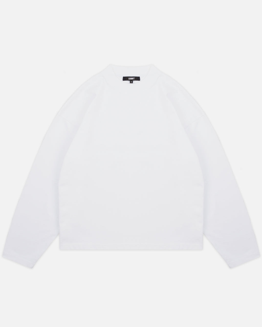 HEAVYWEIGHT LONG SLEEVE T-SHIRT - WHITE – Summit