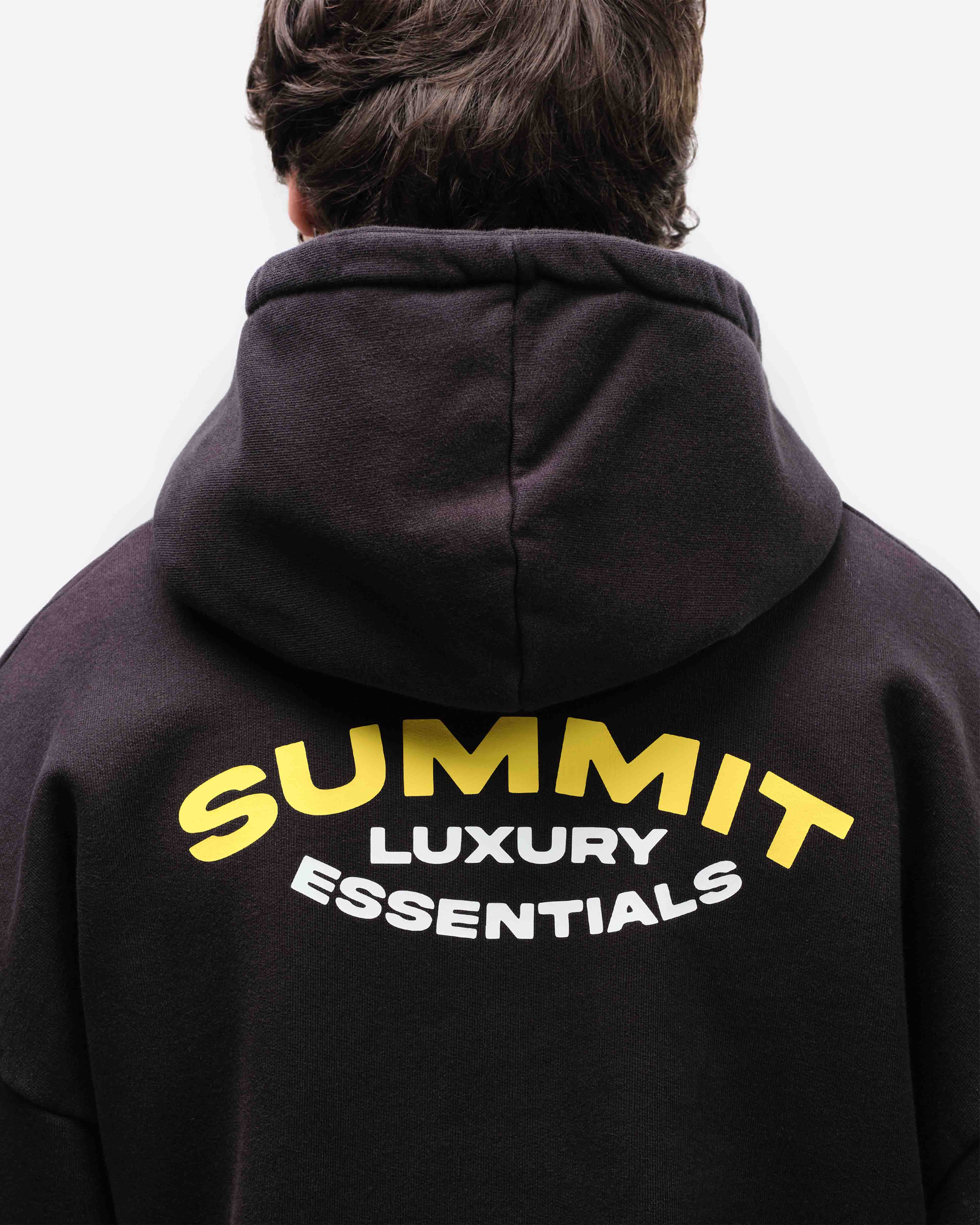 LUXURY ESSENTIALS HOODIE - BLACK from Summit Clothing UK