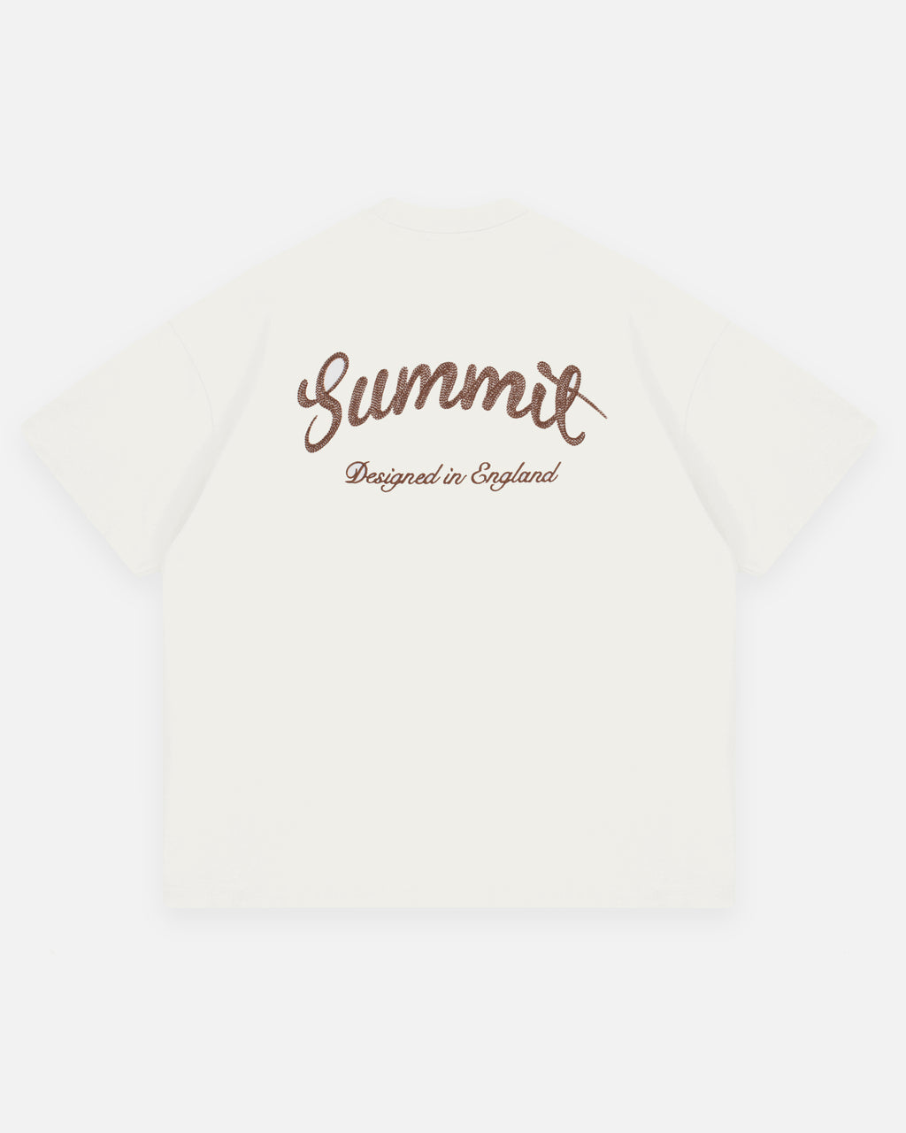 ● EMIS ● CHAIN STITCH T-SHIRT CROPPED CHAIN STITCH T-SHIRT-CHARCOAL - EMIS