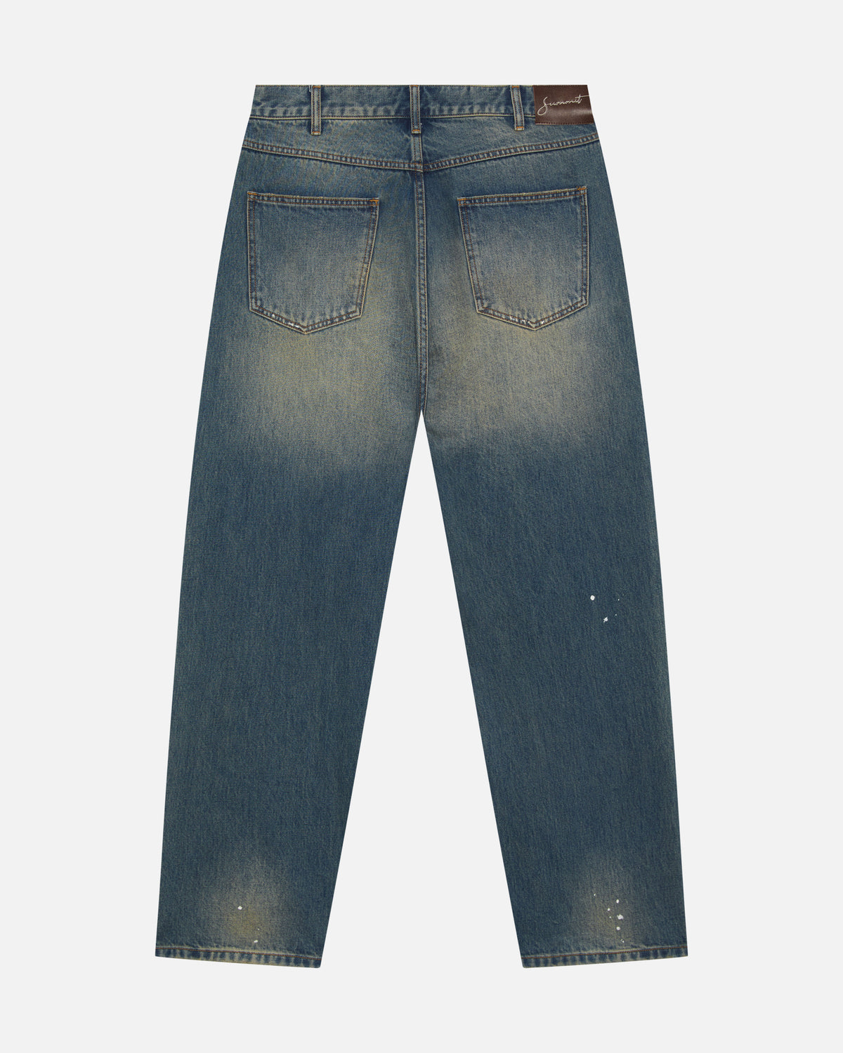 Vintage Jean in Dirty Blue Wash, view 6