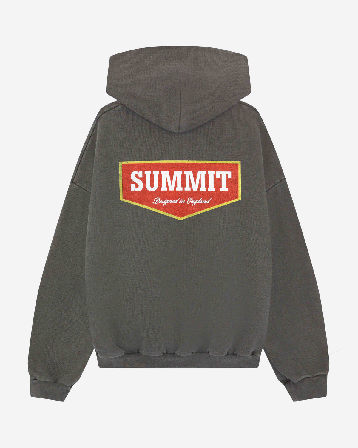 PATCH LOGO HOODIE - VINTAGE GREY from Summit Clothing UK