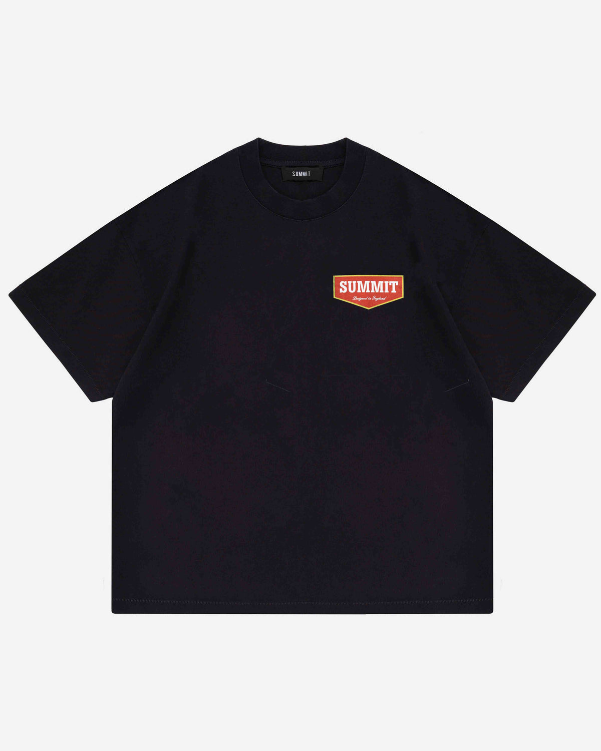 PATCH LOGO T-SHIRT - BLACK from Summit Clothing UK