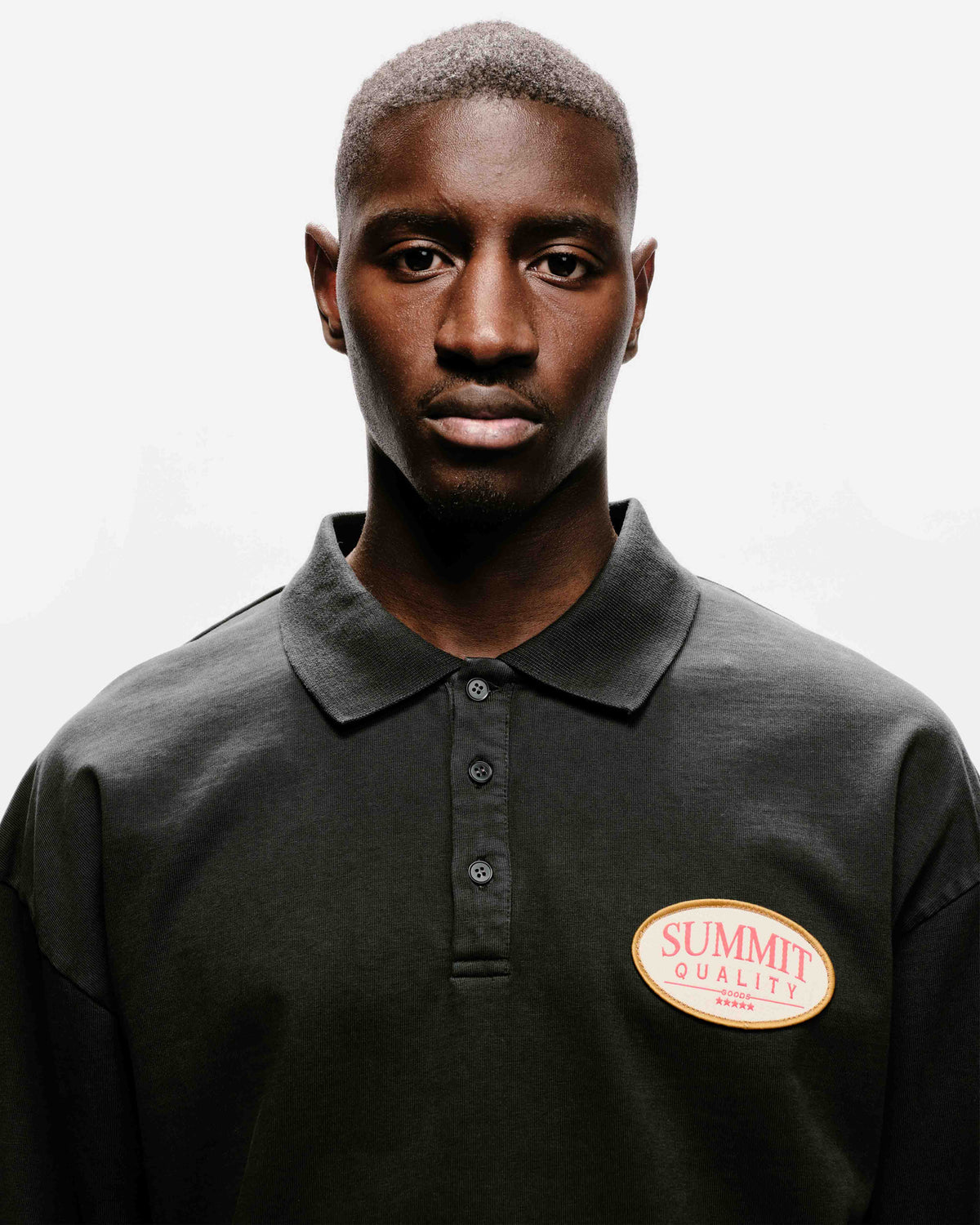 QUALITY GOODS POLO - VINTAGE BLACK from Summit Clothing UK