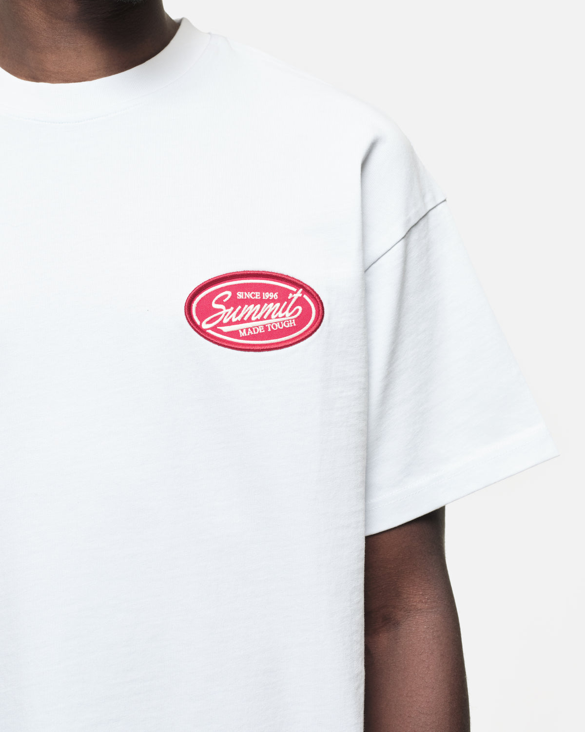 MADE TOUGH PATCH T-SHIRT - WHITE