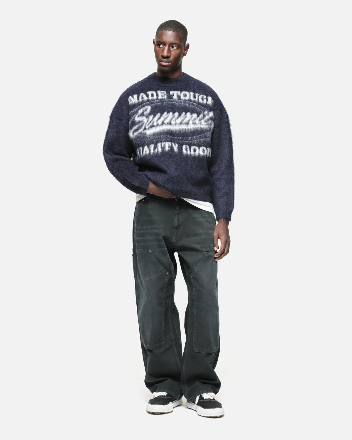 MADE TOUGH INTARSIA KNIT - TWILIGHT BLUE