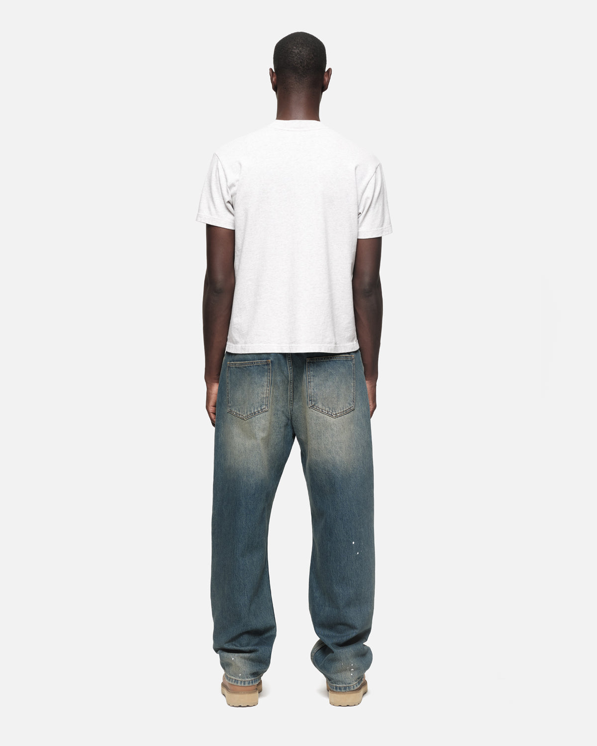 SLIM FIT T-SHIRT - MARL GREY