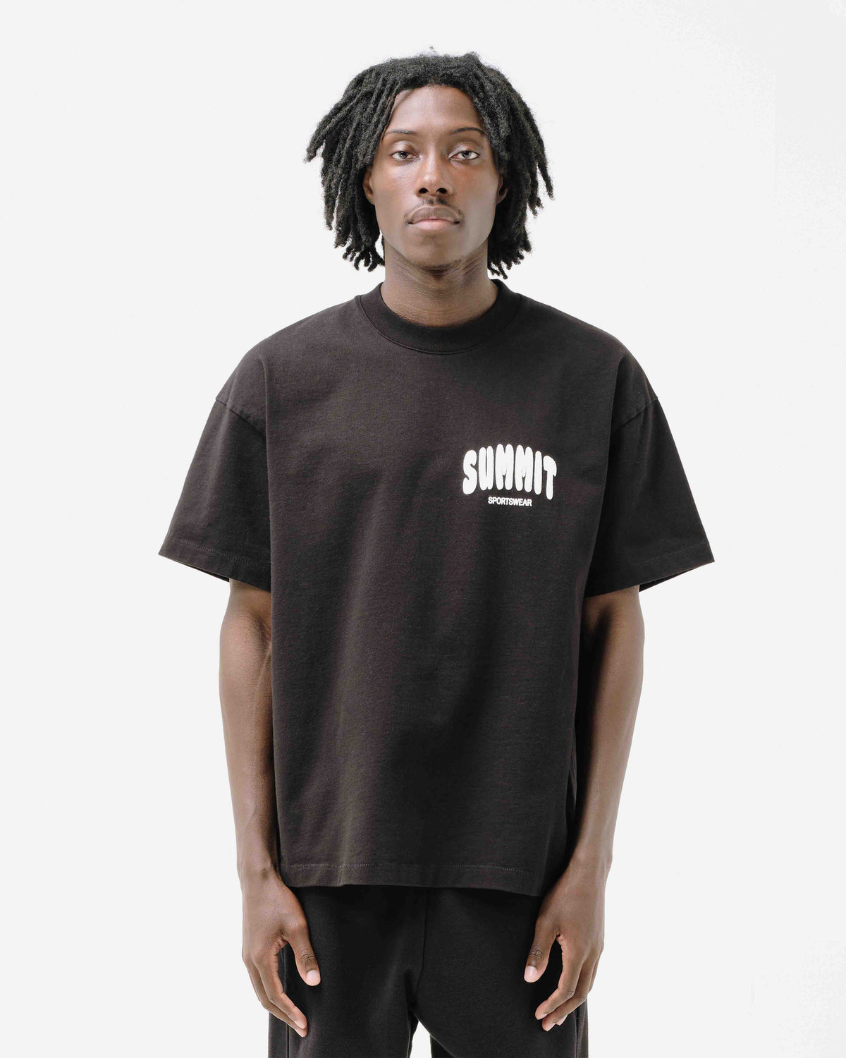 SPORTSWEAR T-SHIRT - BLACK from Summit Clothing UK