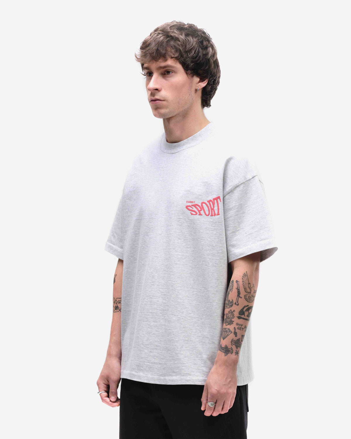 SUMMIT SPORT T-SHIRT - MARL GREY from Summit Clothing UK