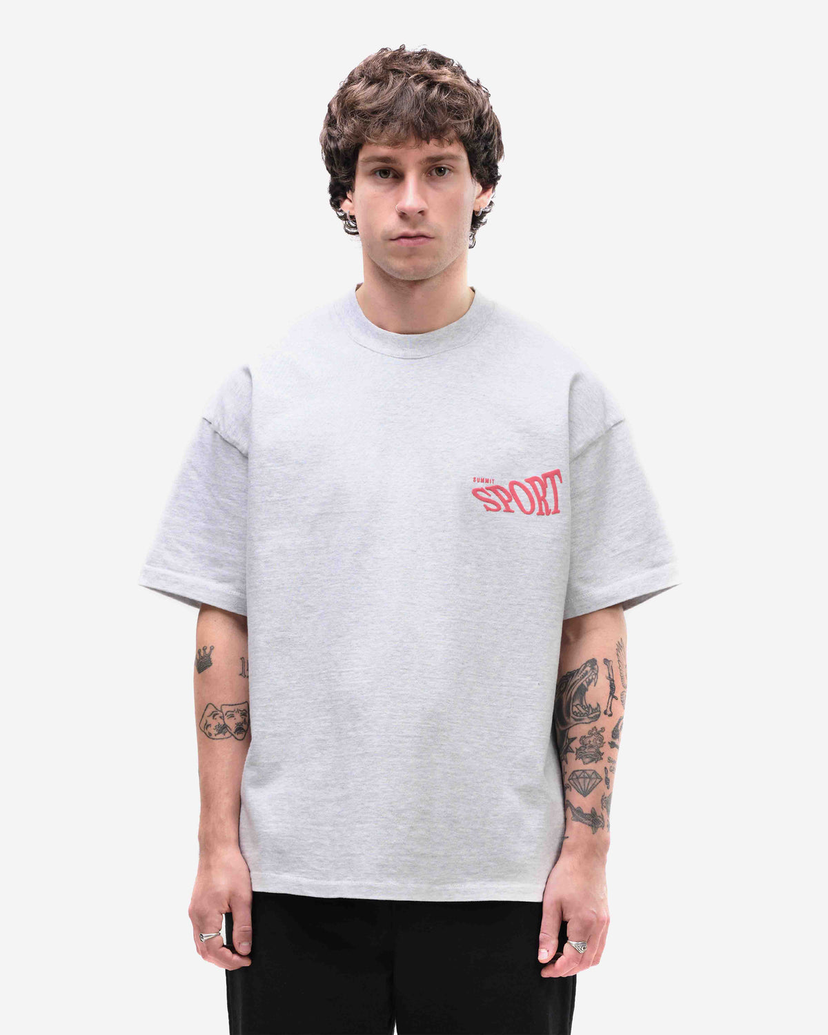 SUMMIT SPORT T-SHIRT - MARL GREY from Summit Clothing UK