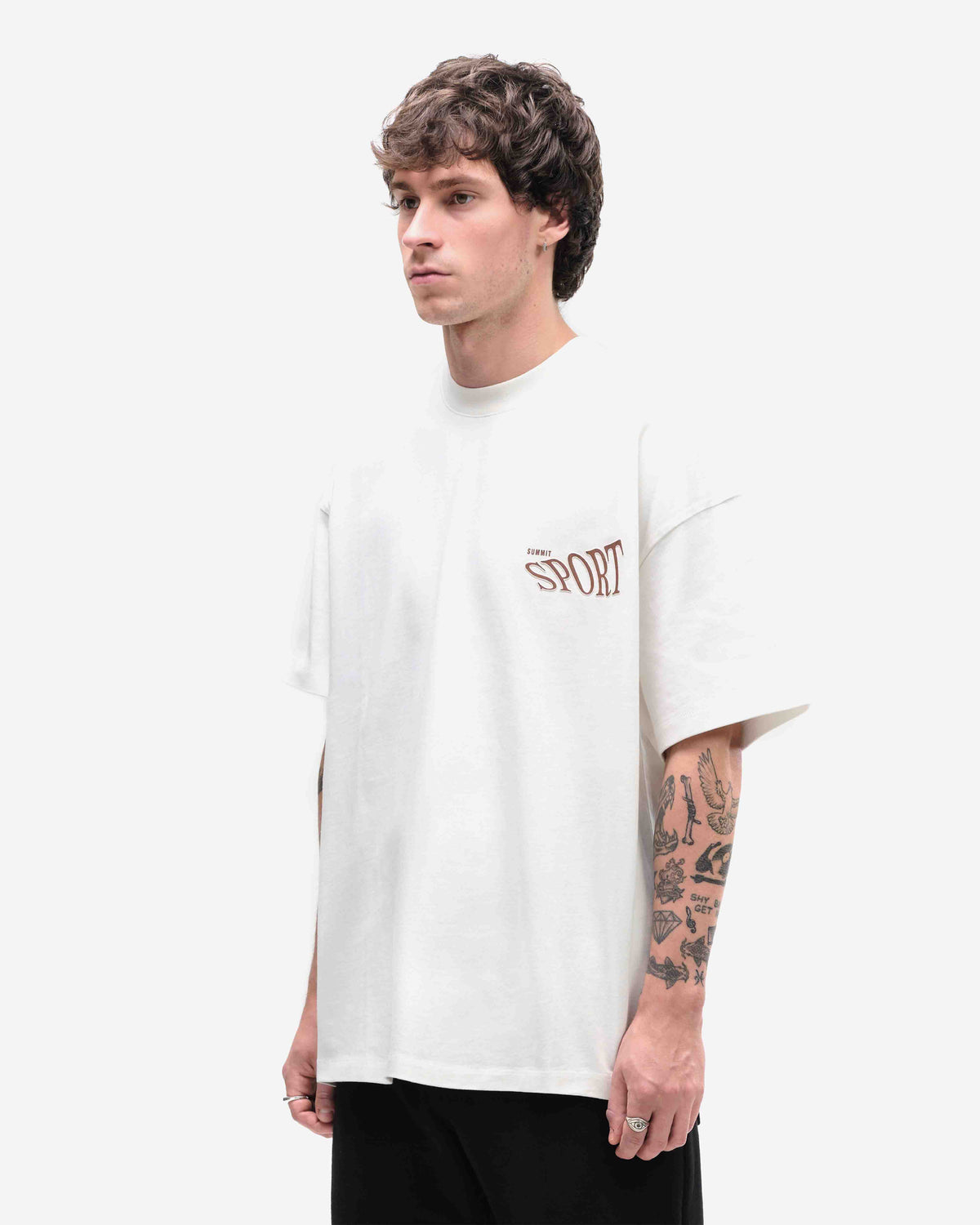 SUMMIT SPORT T-SHIRT - OFF WHITE from Summit Clothing UK