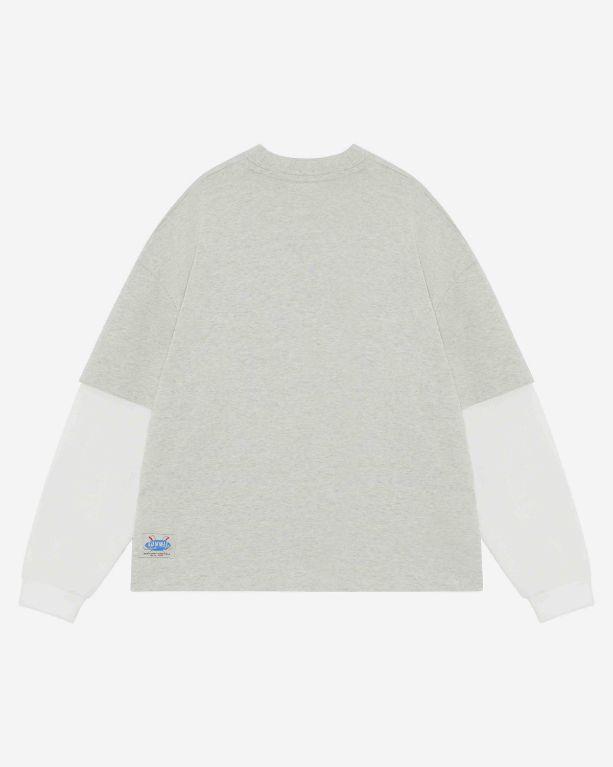 THERMAL LAYERED LONG SLEEVE T-SHIRT - MARL GREY from Summit Clothing UK