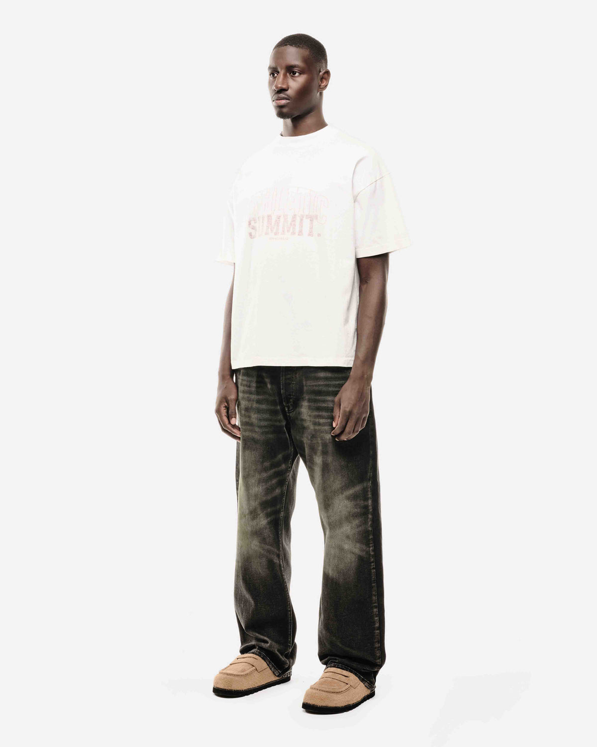 VINTAGE ATHLETICS T-SHIRT - VINTAGE WHITE from Summit Clothing UK