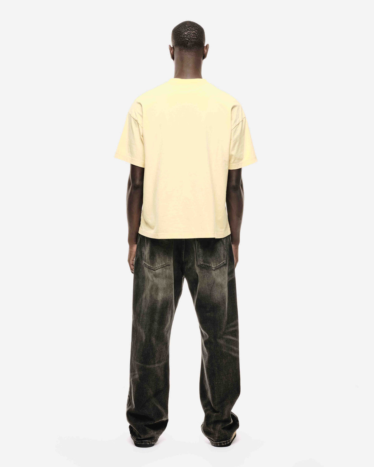 VINTAGE ATHLETICS T-SHIRT - VINTAGE YELLOW from Summit Clothing UK