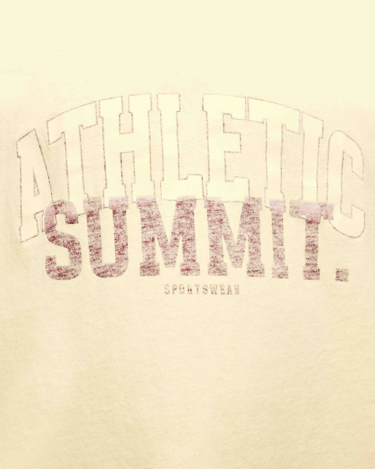 VINTAGE ATHLETICS T-SHIRT - VINTAGE YELLOW from Summit Clothing UK