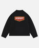 PATCH LOGO LONG SLEEVE T-SHIRT - BLACK