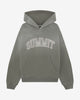 APPLIQUE HOODIE - SUN FADE GREY