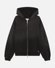 SUN FADE ZIP HOODIE - BLACK