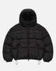 DOWN PUFFER COAT - BLACK
