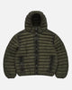 TRANSLUCENT LIGHTWEIGHT PUFFER - OLIVE