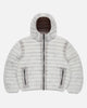 TRANSLUCENT LIGHTWEIGHT PUFFER - WHITE