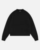 ALPACA KNIT JUMPER - BLACK