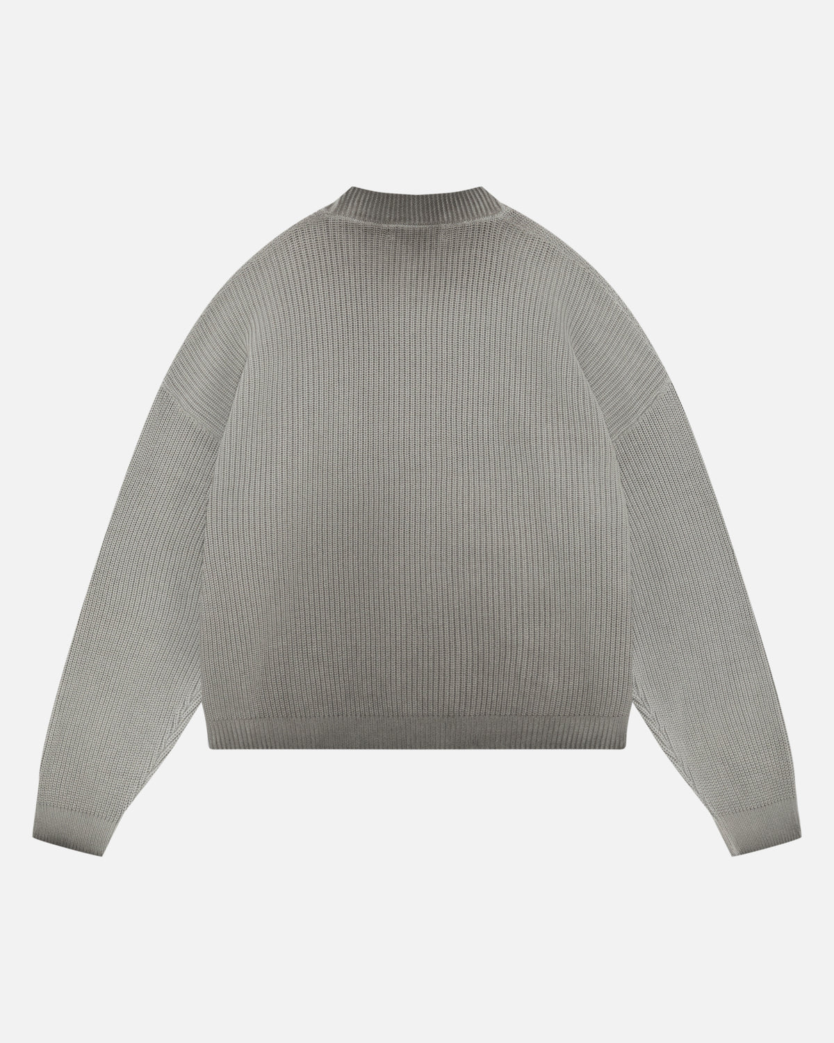 WASHED KNIT JUMPER - GREY