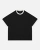 RINGER T-SHIRT - BLACK/WHITE