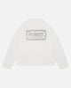 WATERCOLOUR PRINT LONG SLEEVE T-SHIRT - VINTAGE WHITE