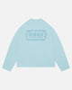WATERCOLOUR PRINT LONG SLEEVE T-SHIRT - PALE BLUE