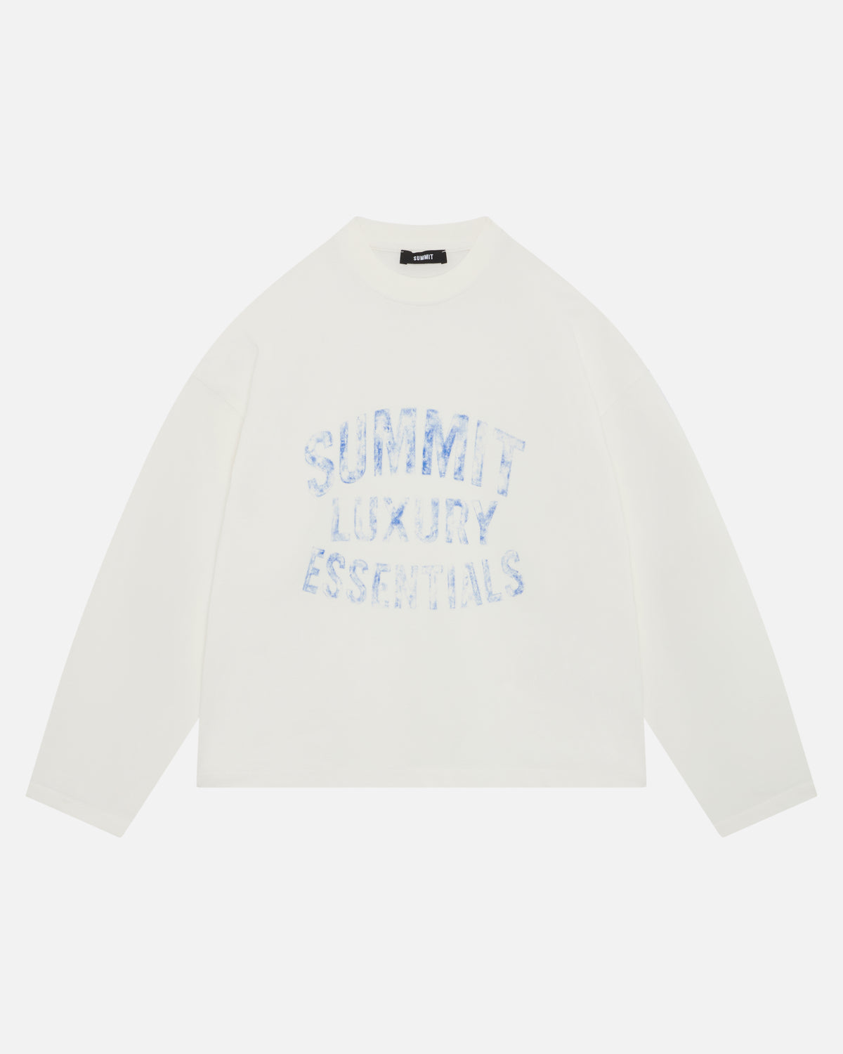 WATERCOLOUR LUXURY ESSENTIALS LONG SLEEVE - WHITE