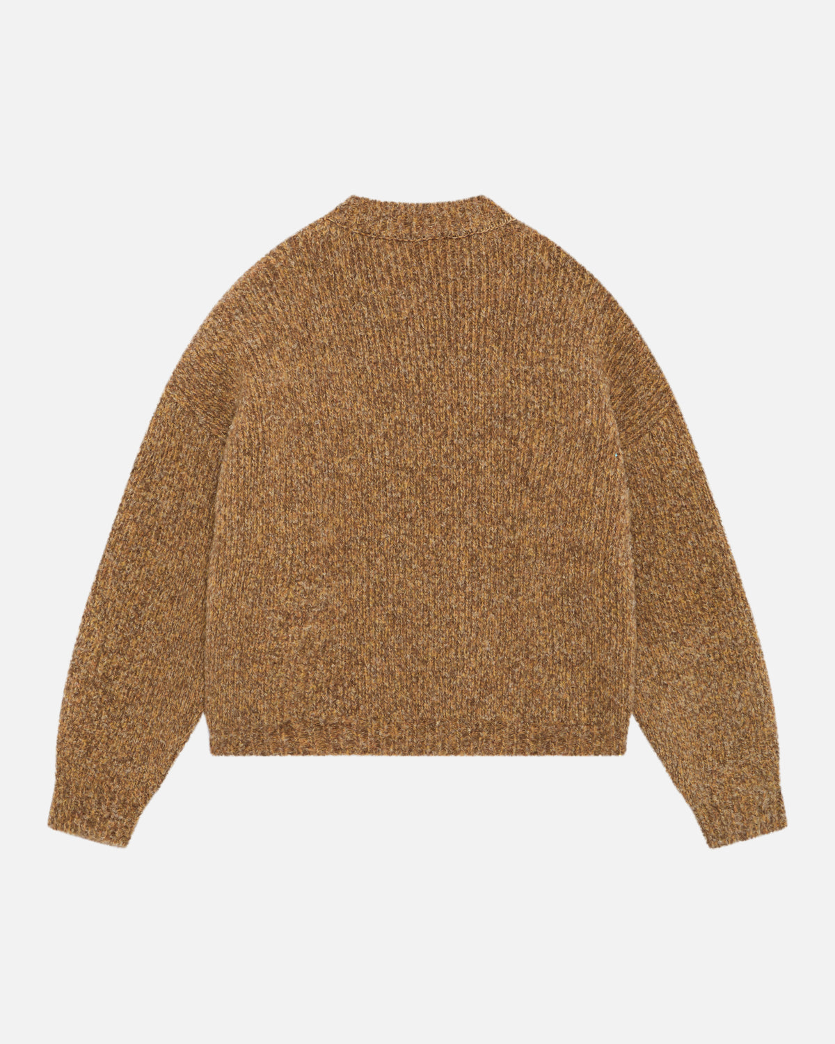 TWISTED KNIT JUMPER - BURNT ORANGE