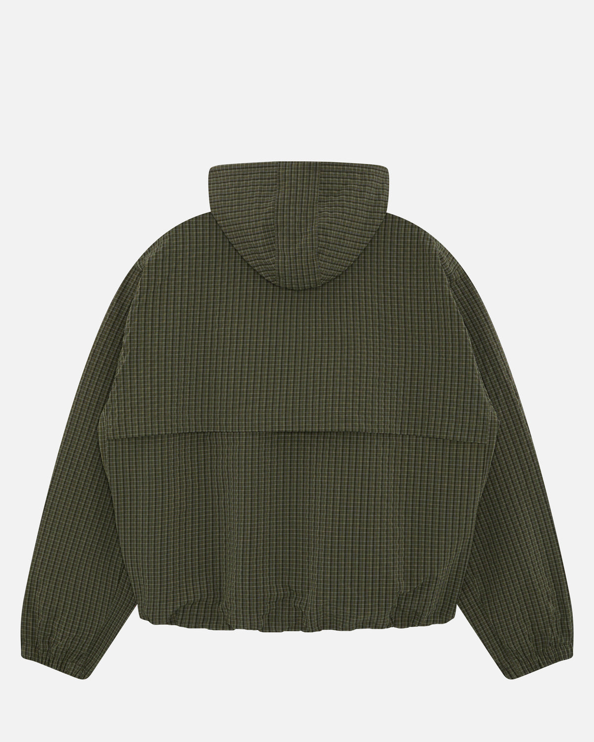 RIPSTOP WINDBREAKER - OLIVE CHECK