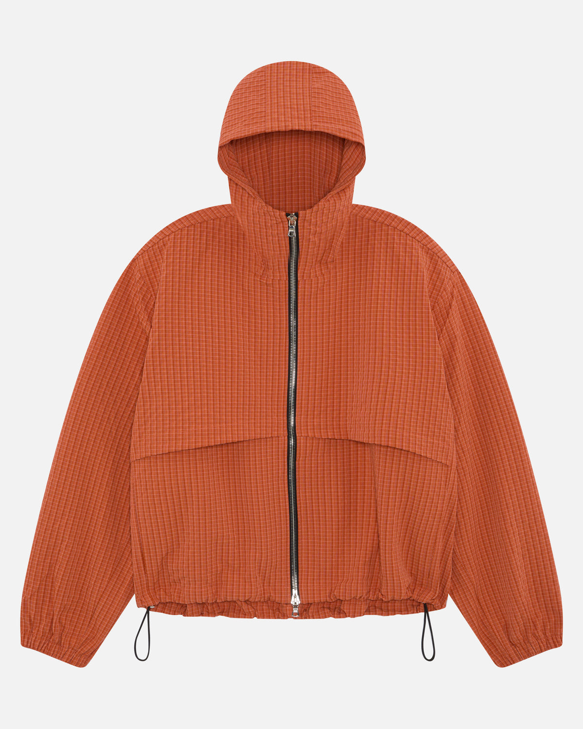RIPSTOP WINDBREAKER - ORANGE CHECK