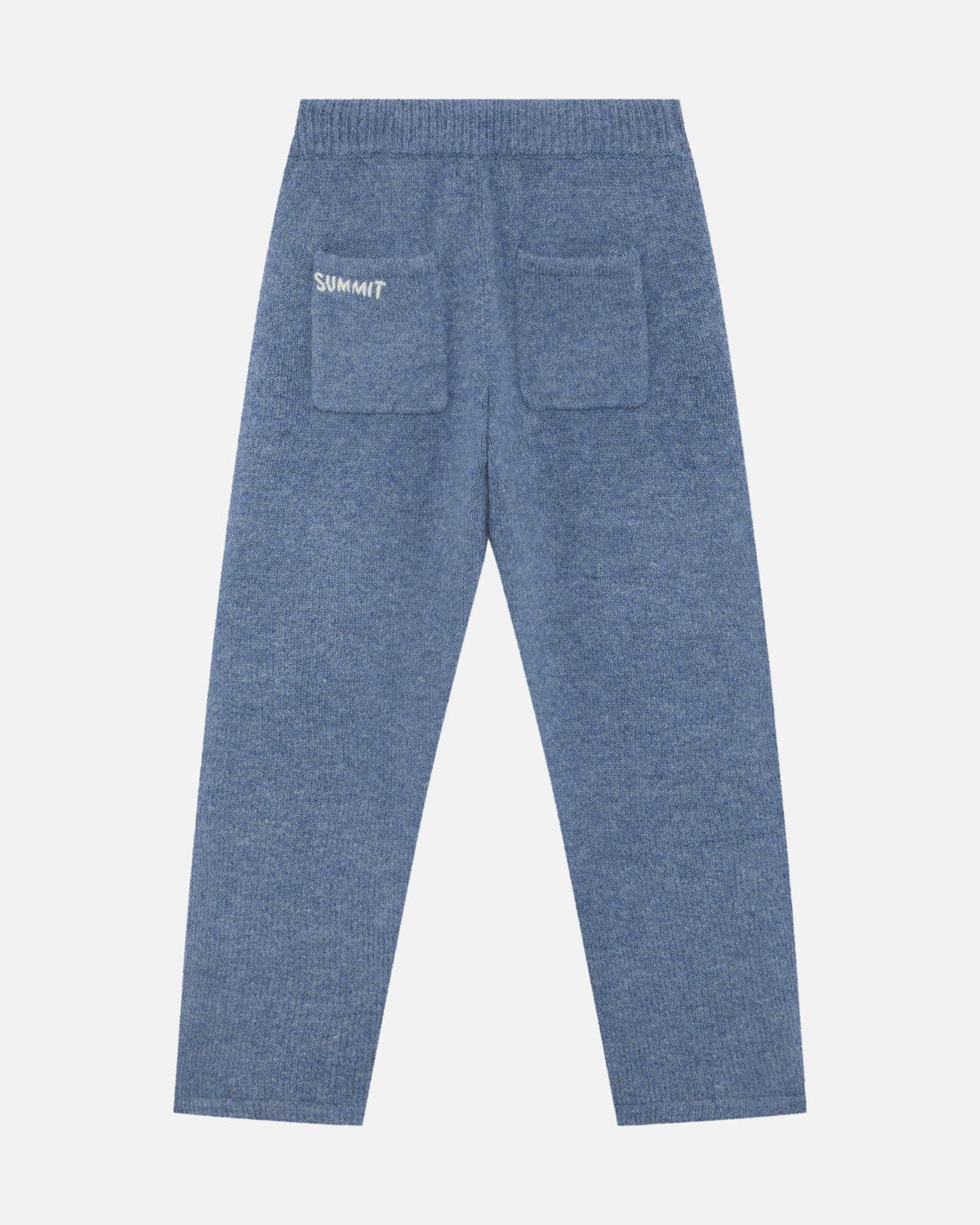 KNITTED TROUSER - DUSTED BLUE