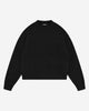 ALPACA KNIT JUMPER - BLACK