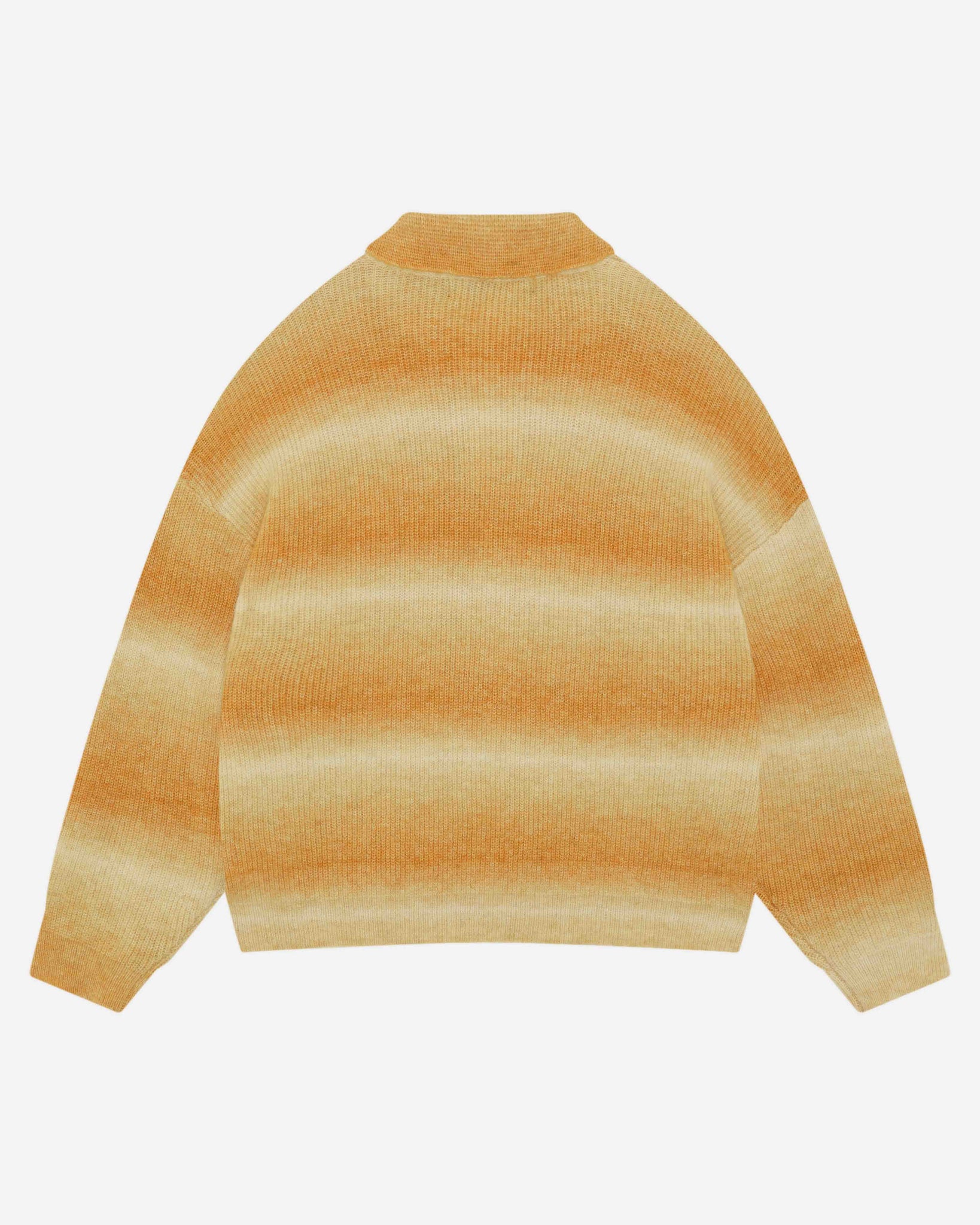 ALPACA POLO - YELLOW STRIPE from Summit Clothing UK