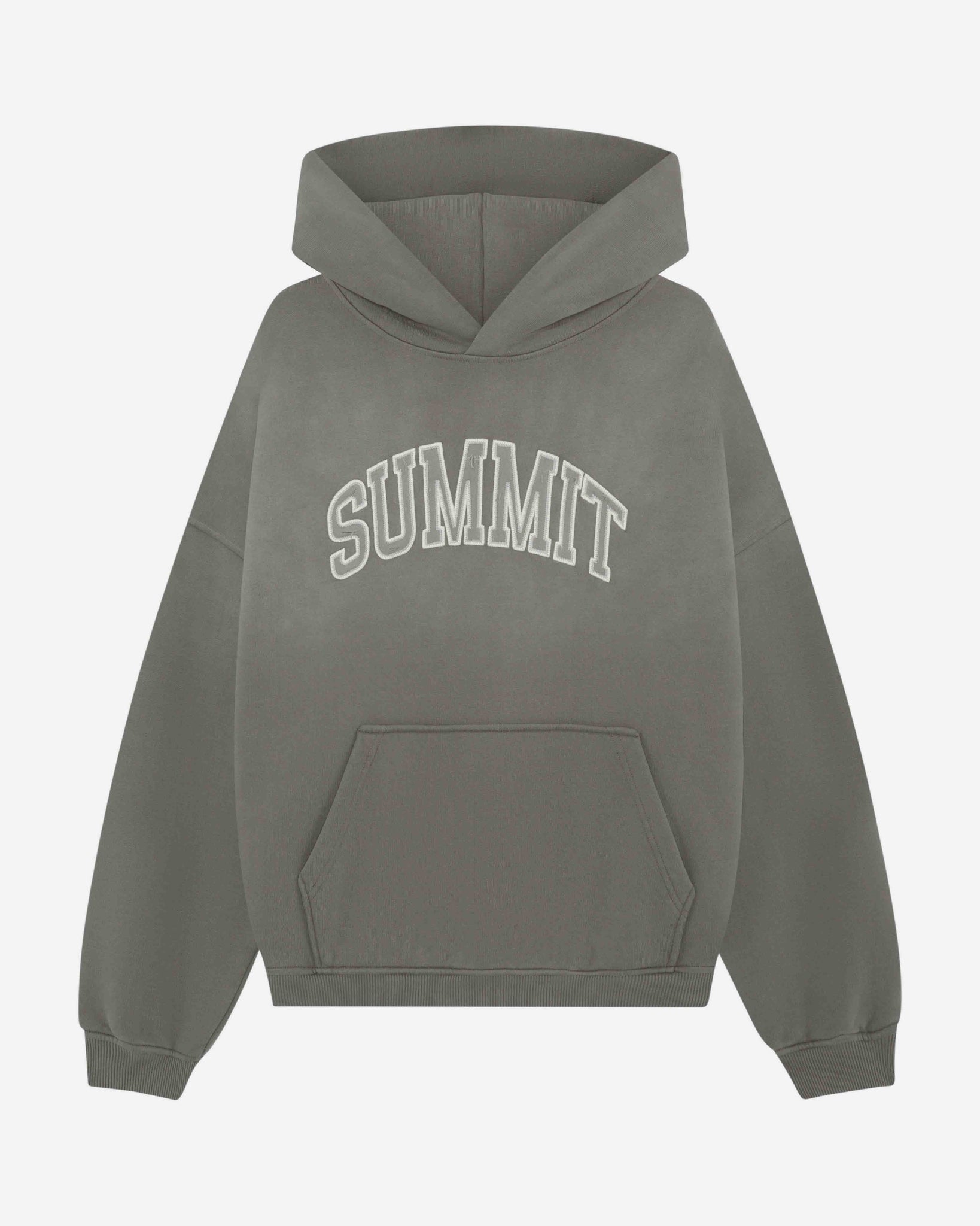 WAPPLIQUE HOODIE - STEEL GREY from Summit Clothing UK