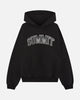APPLIQUE HOODIE - BLACK