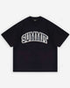 APPLIQUE T-SHIRT - BLACK