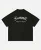 CHAINSTITCH T-SHIRT - BLACK
